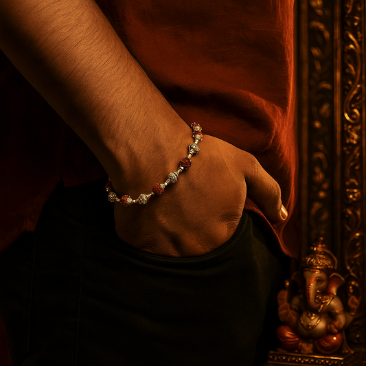 Significance of Silver Rudraksha Bracelets in Kanwar Yatra and Saawan - Celestora