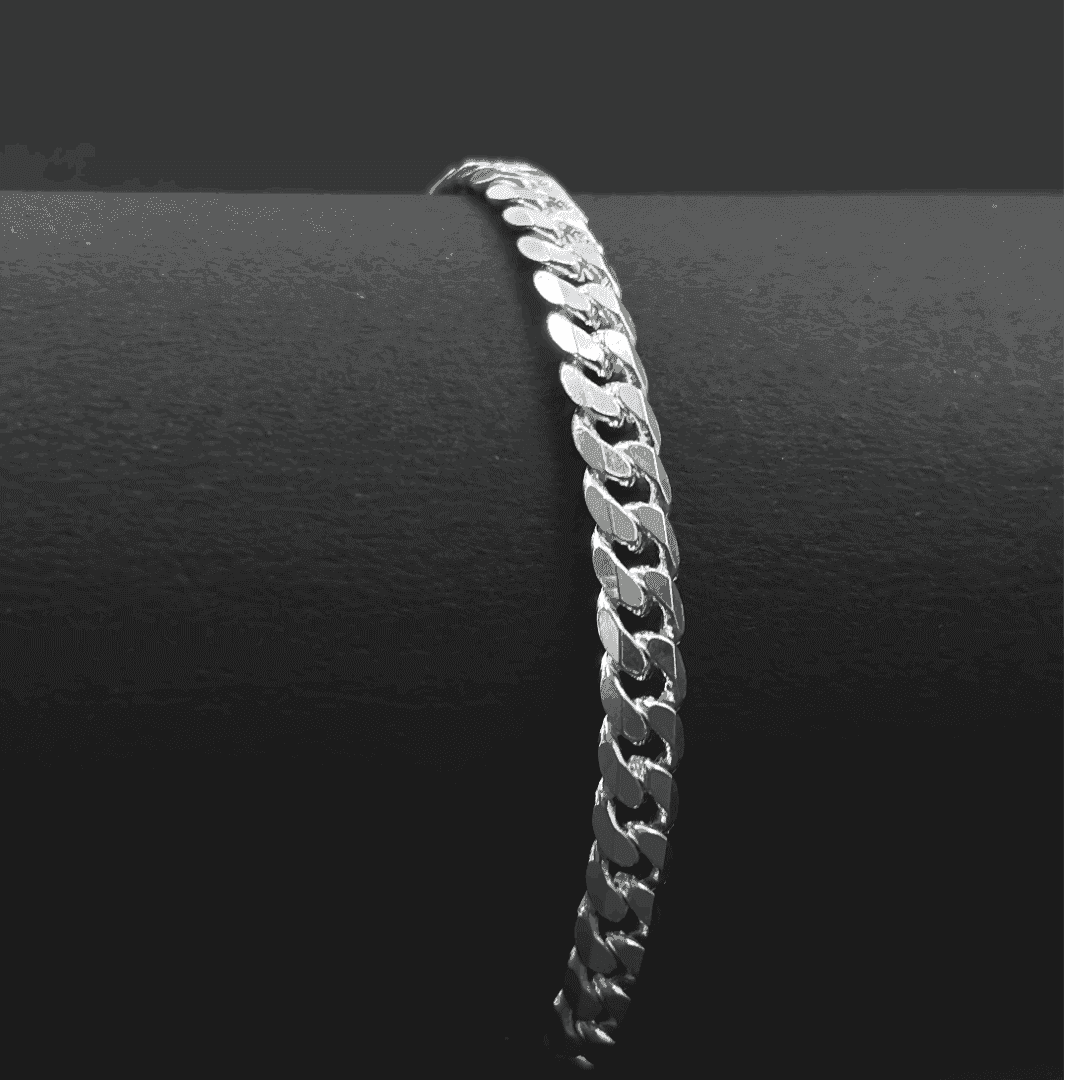 The 925 Sterling Silver Classic Cuban Curb Bracelet - Celestora - India - - - Bracelet for Men, Boys, Gift for Men, Brother, Boyfriend, Husband