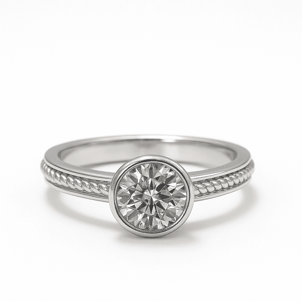 The 925 Sterling Silver Crown Ring - Celestora - India - - - Ring
