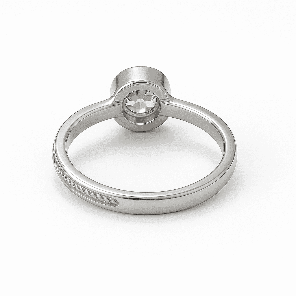 The 925 Sterling Silver Crown Ring - Celestora - India - - - Ring