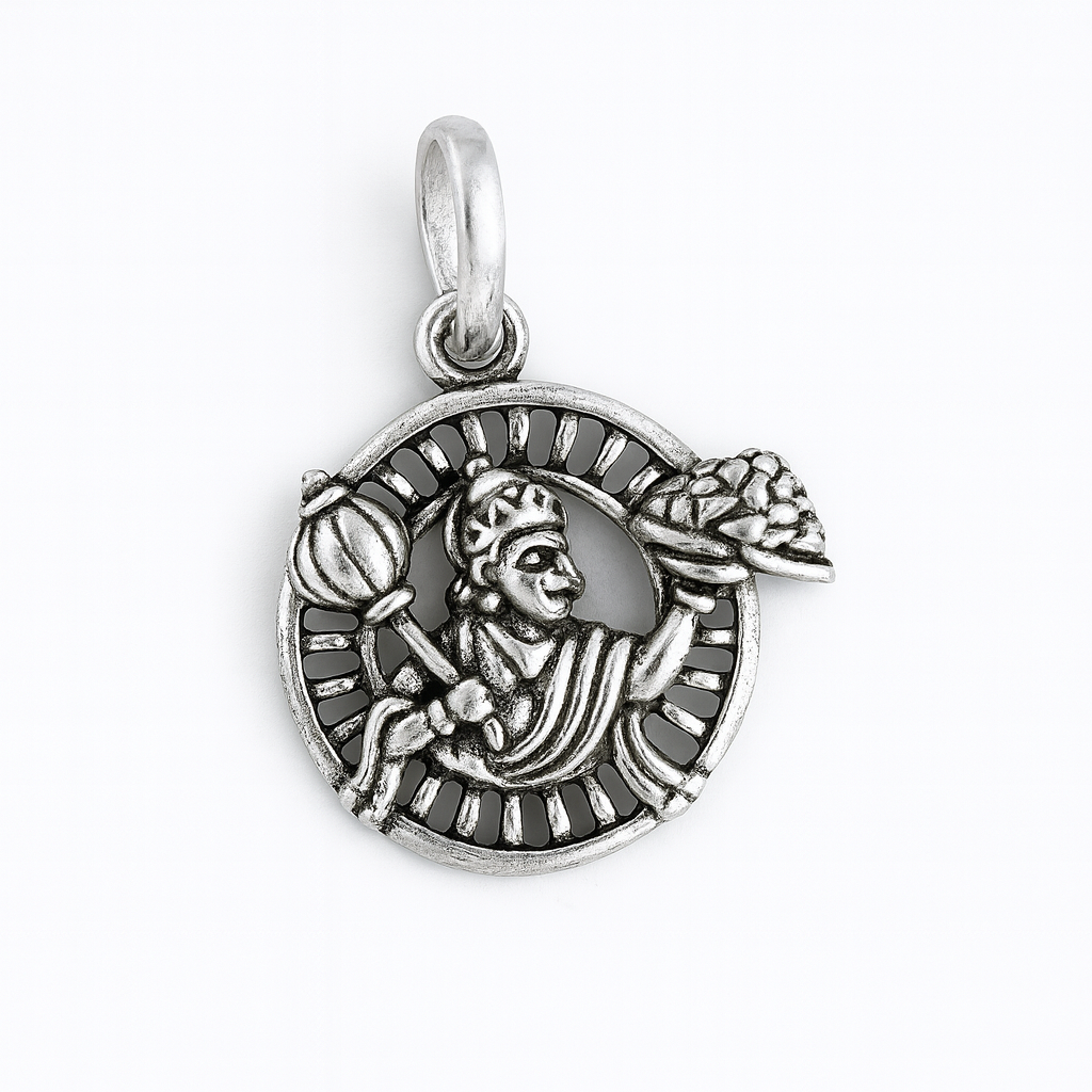 The 925 Sterling Silver Hanuman Pendant | Unisex | Without Chain