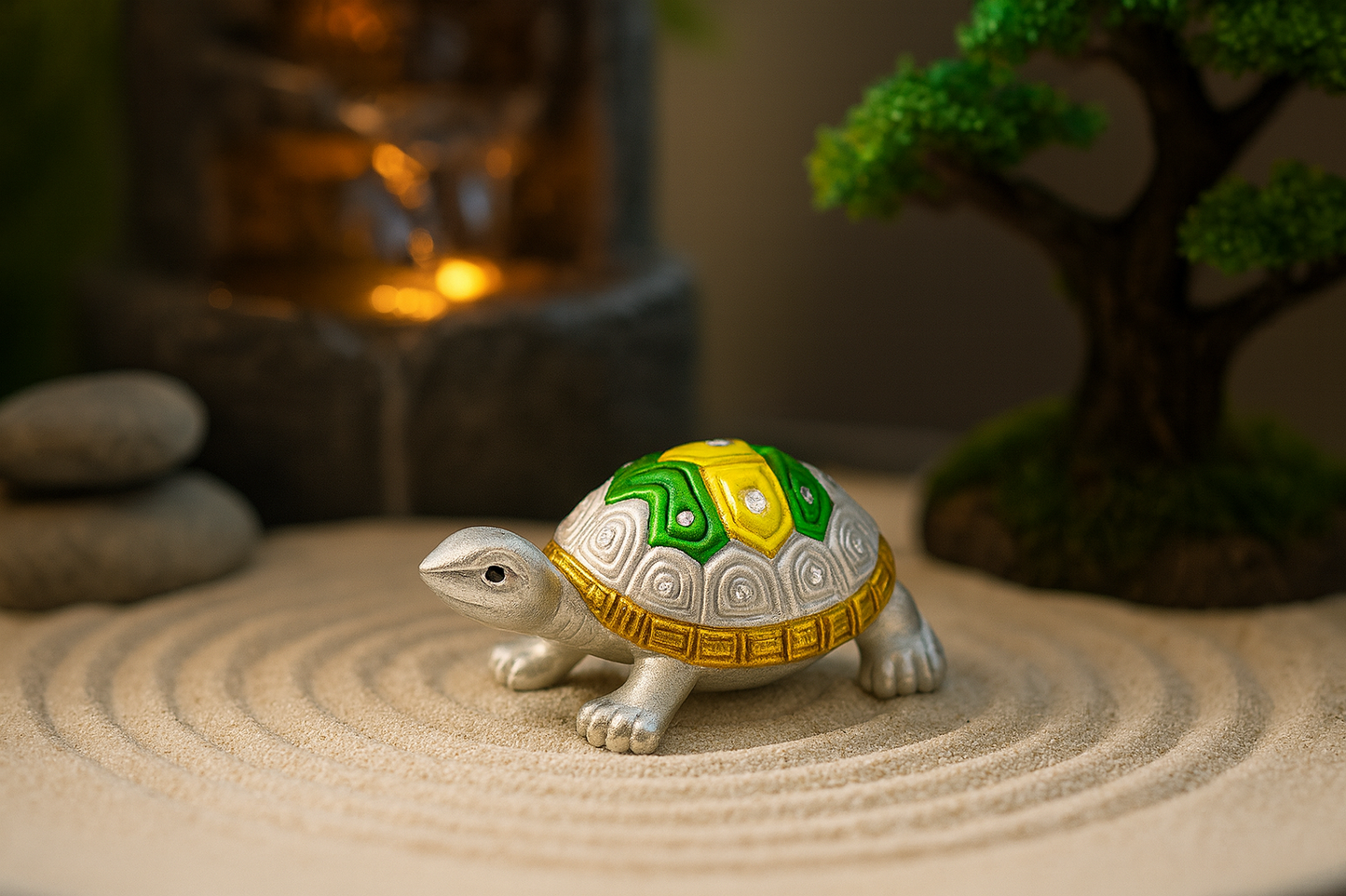 999 Fine Silver Tortoise | Lucky Vastu Home Décor Showpiece for Prosperity