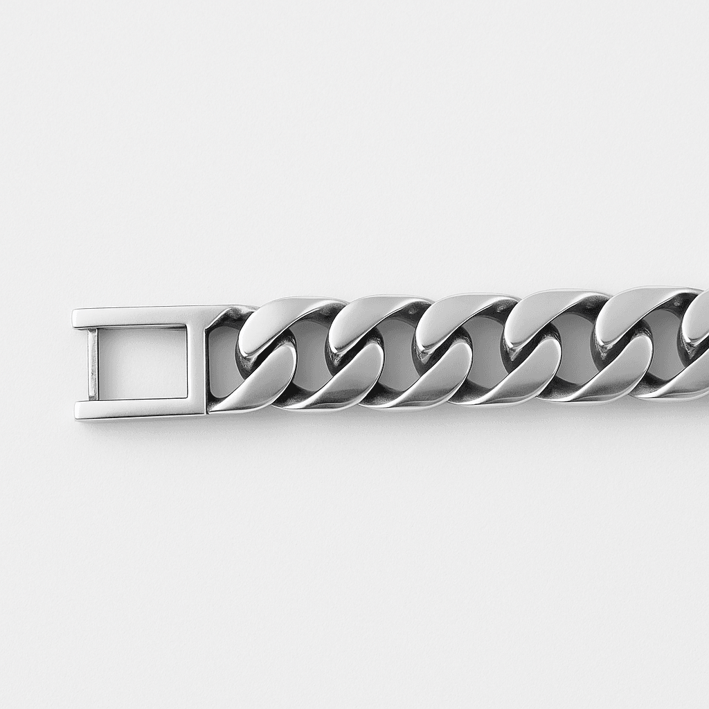 The 925 Sterling Silver Italian Cuban Bracelet (Miami Style) - Celestora - India - - - Bracelet for Men, Boys, Gift for Men, Brother, Boyfriend, Husband