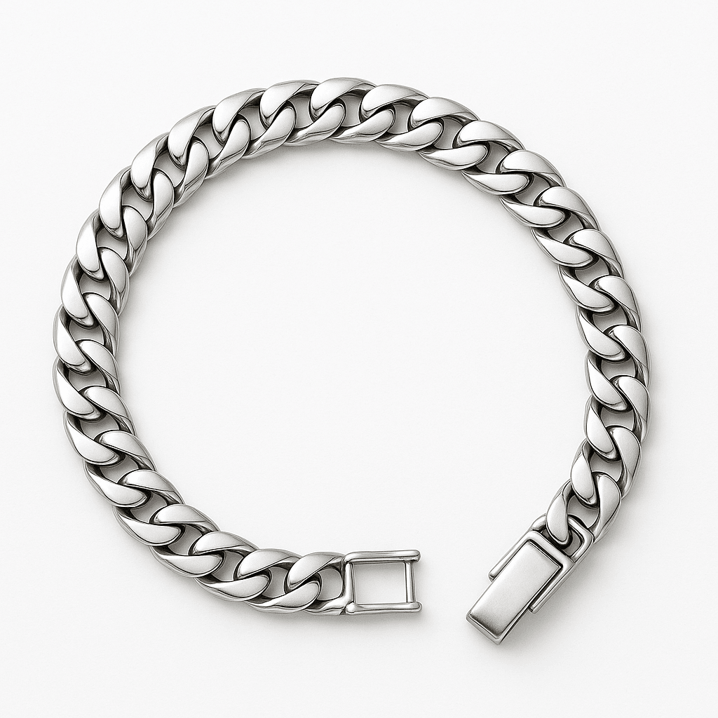The 925 Sterling Silver Italian Cuban Bracelet (Miami Style) - Celestora - India - - - Bracelet for Men, Boys, Gift for Men, Brother, Boyfriend, Husband