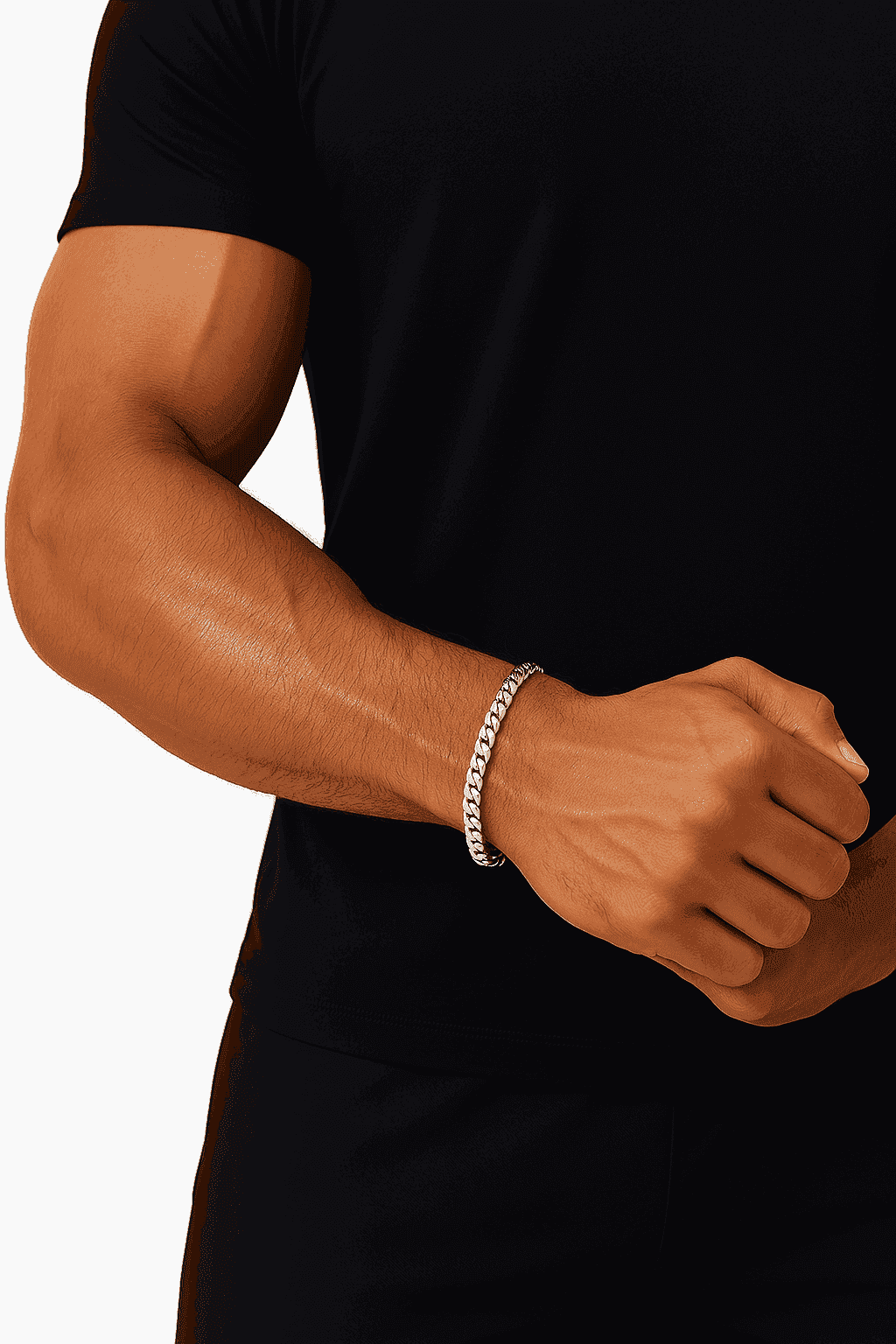 The 925 Sterling Silver Classic Cuban Curb Bracelet - Celestora - India - - - Bracelet for Men, Boys, Gift for Men, Brother, Boyfriend, Husband