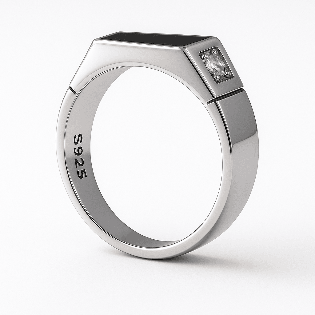 The 925 Sterling Silver Power Bar Ring - Celestora - India - - - Ring for Men, Boys, Gift for Men, Brother, Boyfriend, Husband