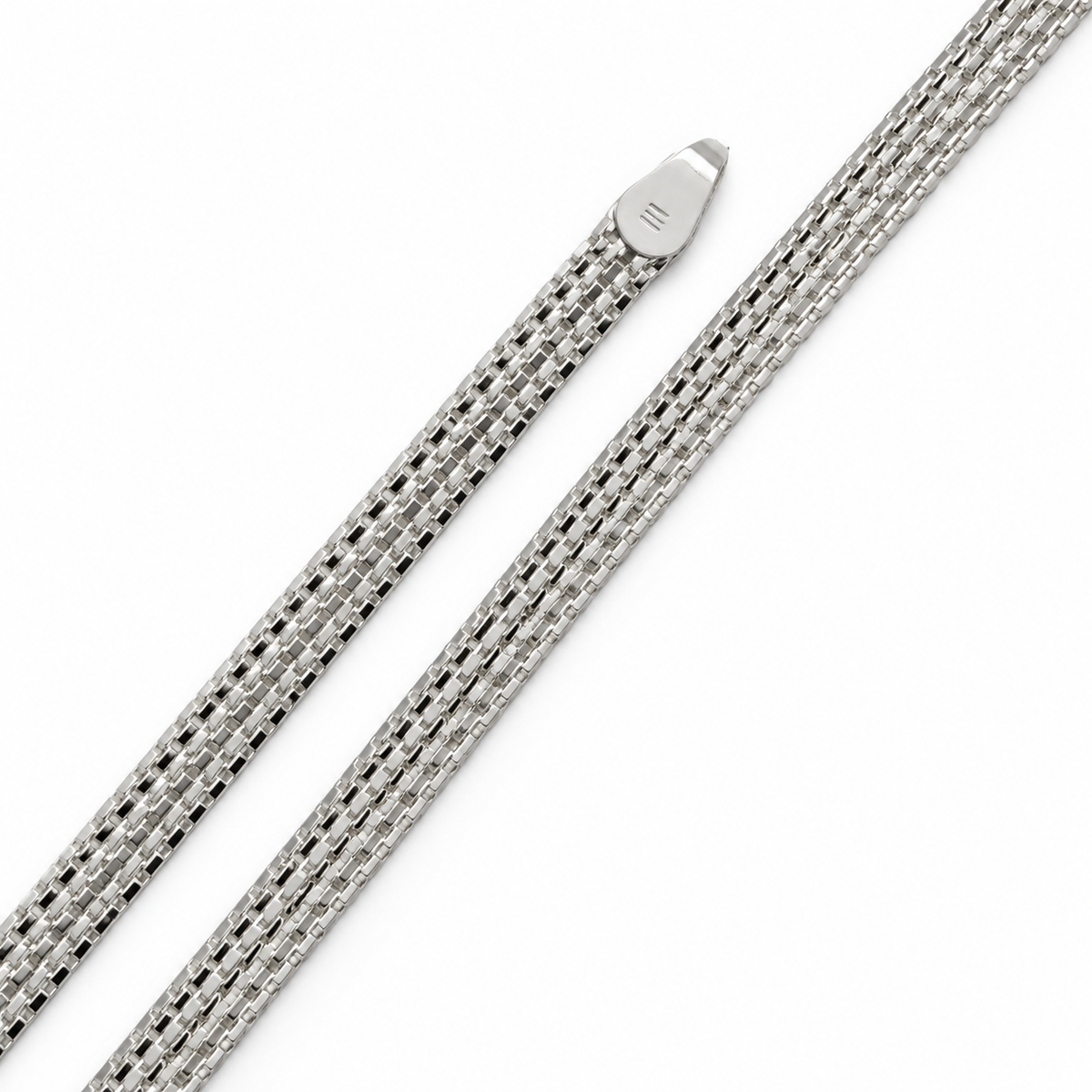 Premium extra high rhodium polished silver chain product image 1 [product-intake-media:2e8a3e70-7399-4a52-b198-cd4bd3d35aa7]
