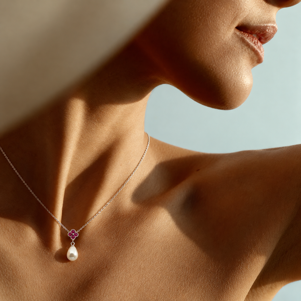 Sterling Silver Rose Tone Four Heart Necklace with Open Hearts and Clear Stones product image 5 [product-intake-media:1e640aaf-d995-42a5-a151-b8bf19b035c9]