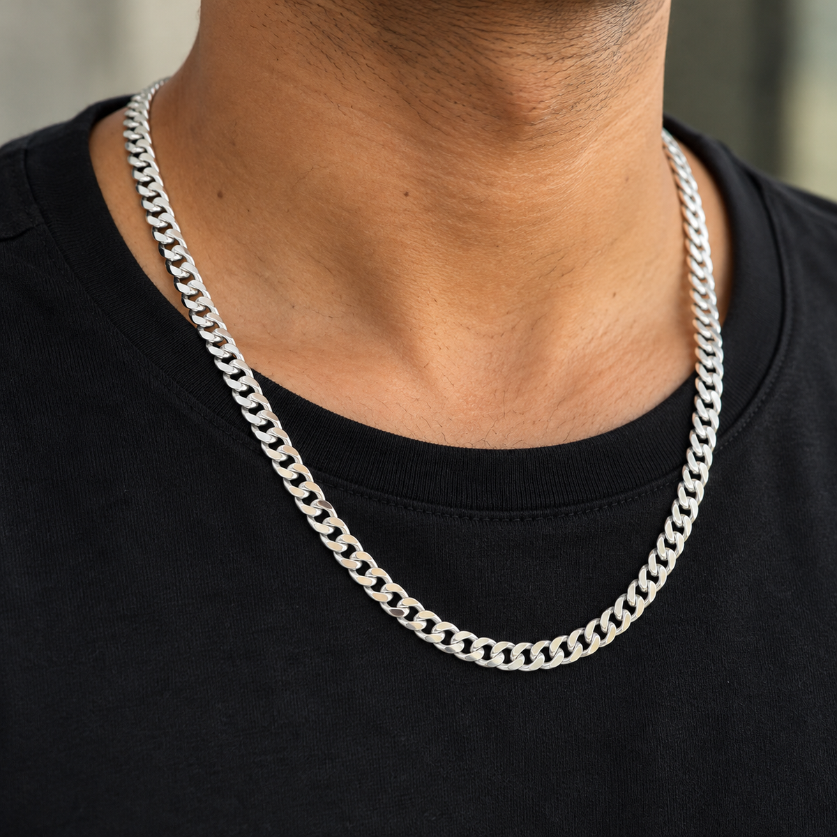 Silver Flat Curb Link Chains, 24 Inch, 4.5 mm product image 6 [product-intake-media:41e74936-03dc-4cbb-9a9c-42c94e716135]