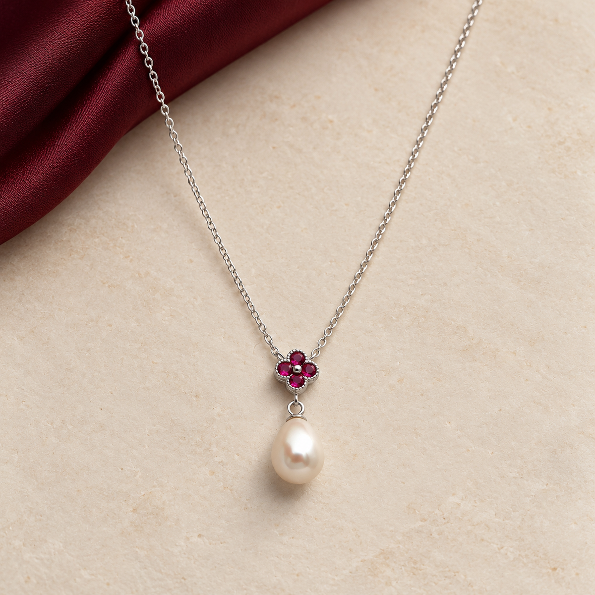 Sterling Silver Rose Tone Four Heart Necklace with Open Hearts and Clear Stones product image 8 [product-intake-media:8049b9a0-594e-4b7a-8039-4cef095fe62b]