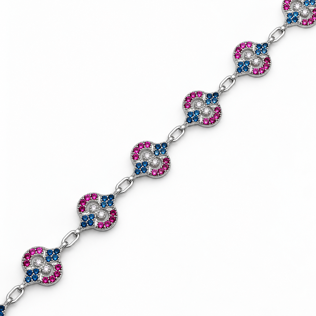 Elegant multi vibrant colored stone silver bracelet product image 9 [product-intake-media:ba89e93b-e971-465f-be6b-3ad27d923a29]