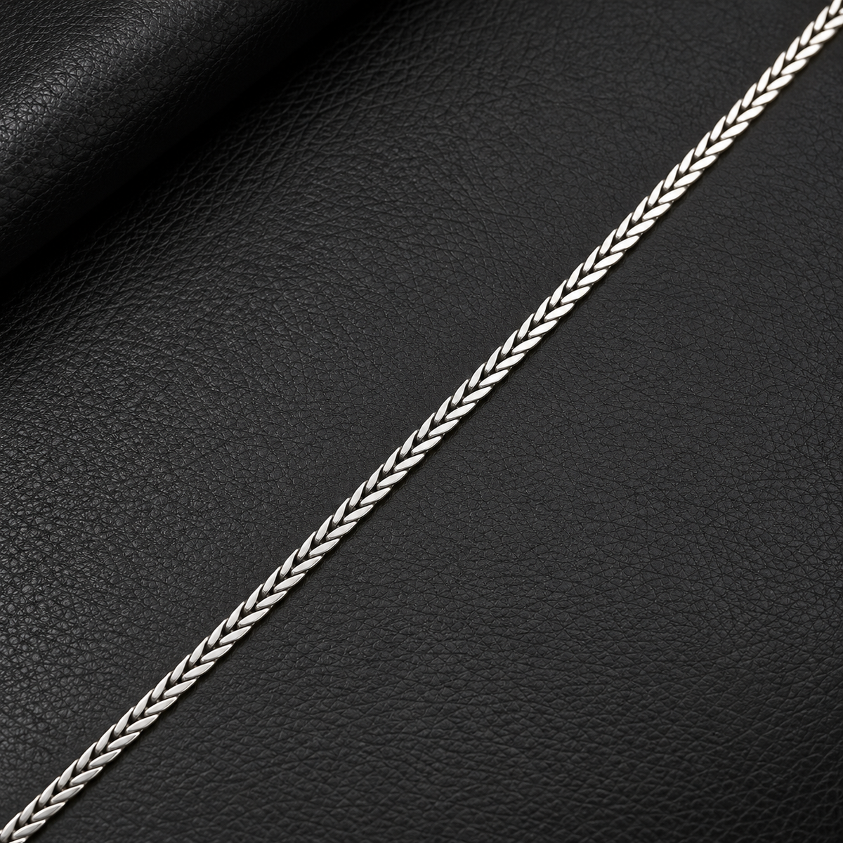 Silver Flat Franco Chain with Lobster Clasp product image 9 [product-intake-media:ff7155de-513d-4b4e-8098-95f203413fea]