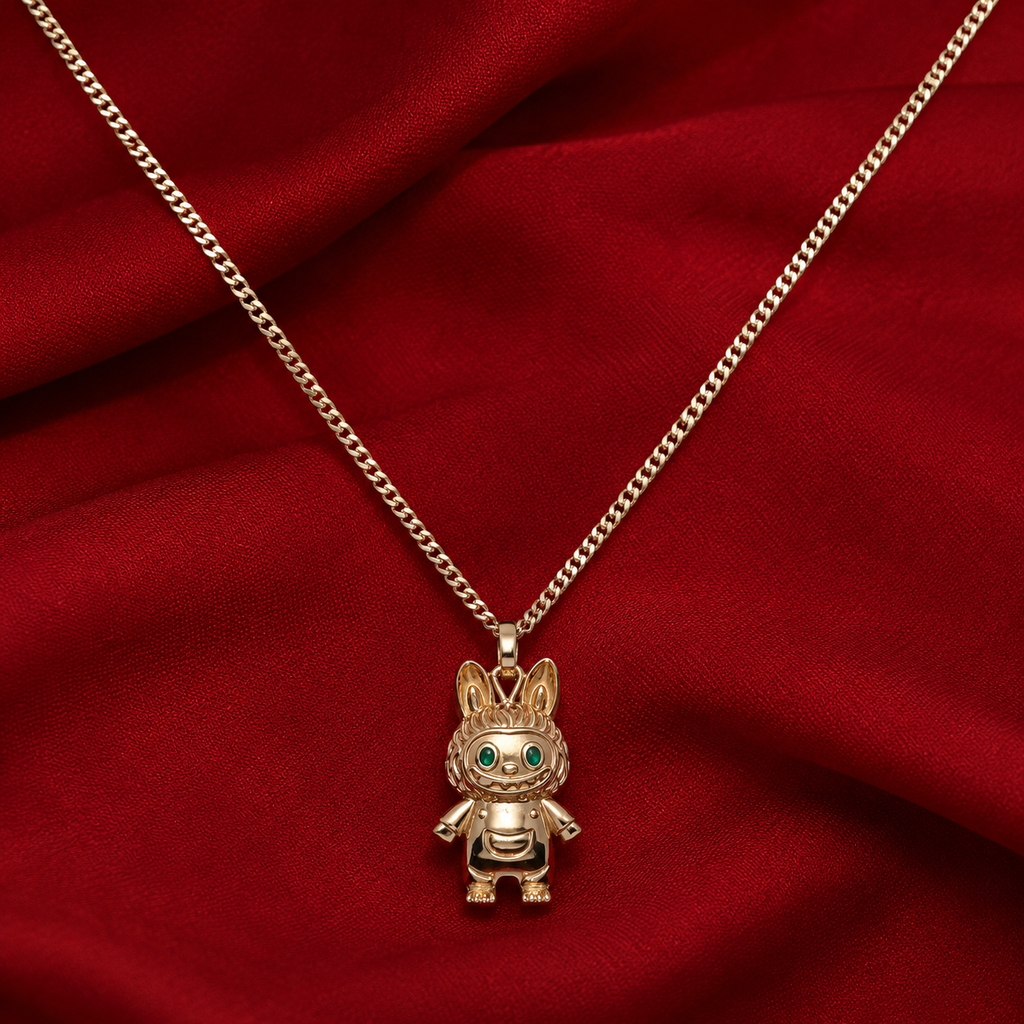 Silver Cartoon Bunny Charm Pendant Necklace with Curb Chain product image 10 [product-intake-media:03b9ea44-11b6-4315-9a77-f3ad28470e8a]