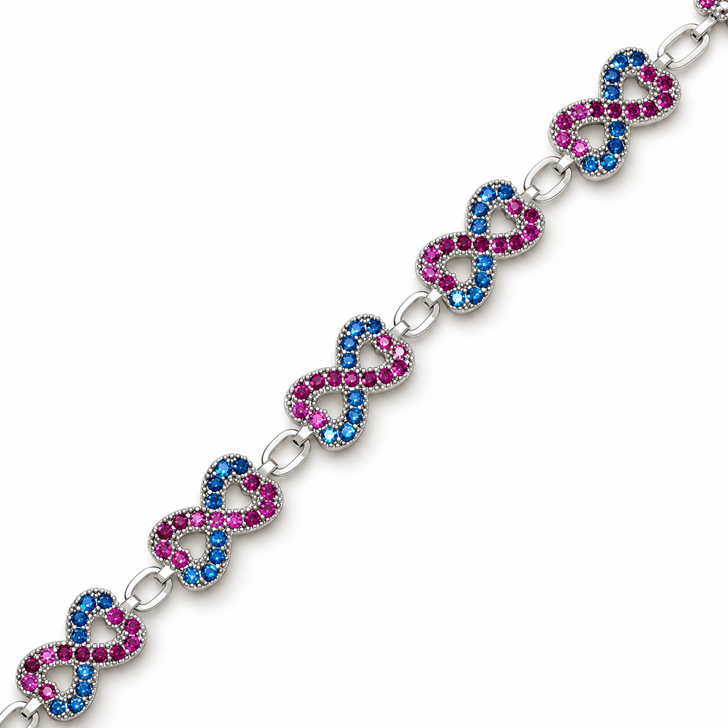 Multicolored stones vibrant silver bracelet product image 13 [product-intake-media:8875df6f-501f-4a46-8f1f-335fdfe206b2]
