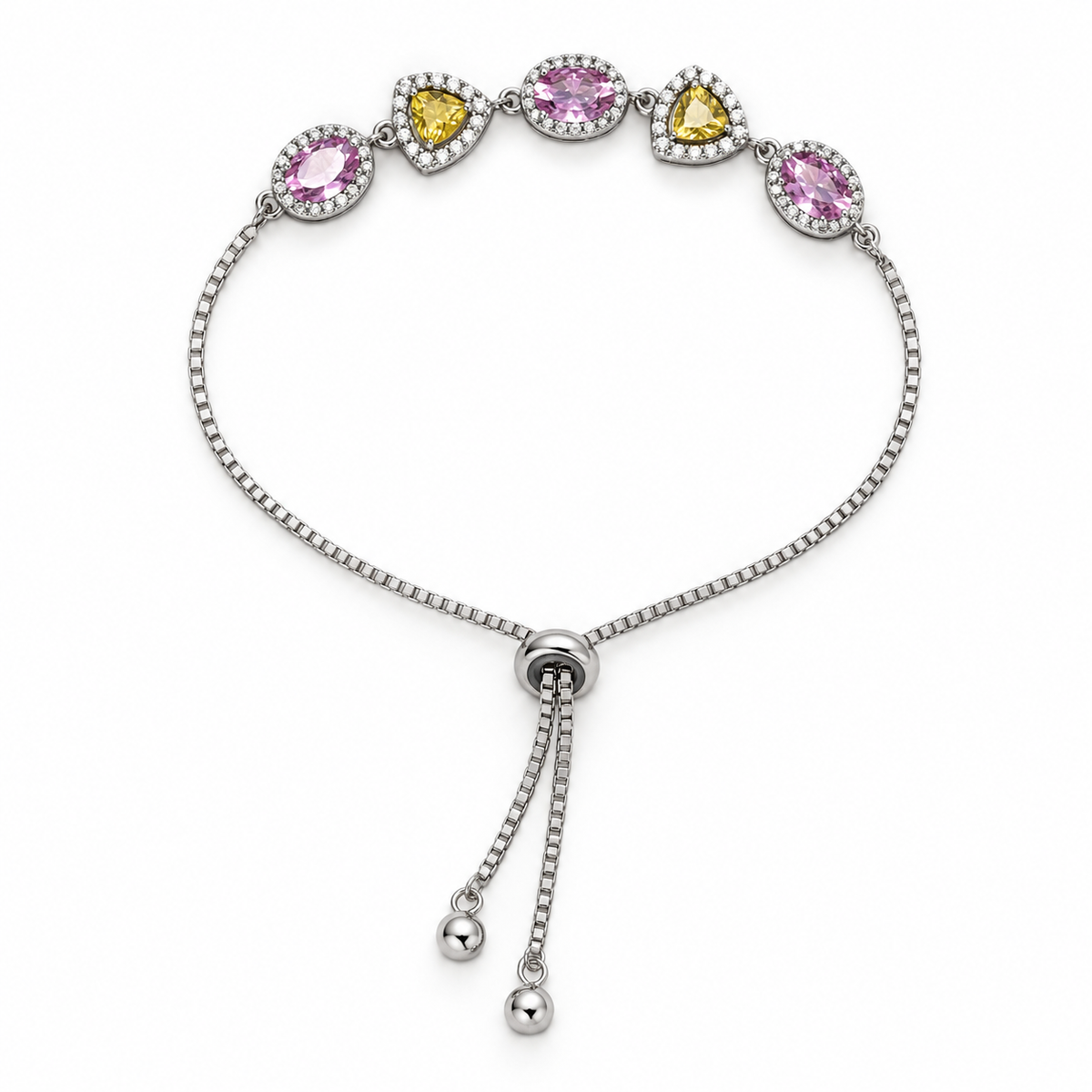 Sparkling CZ stone slider/ adjustable Silver bracelet product image 14 [product-intake-media:10671640-0f4c-44a7-b7f4-e31a7f5a98d3]