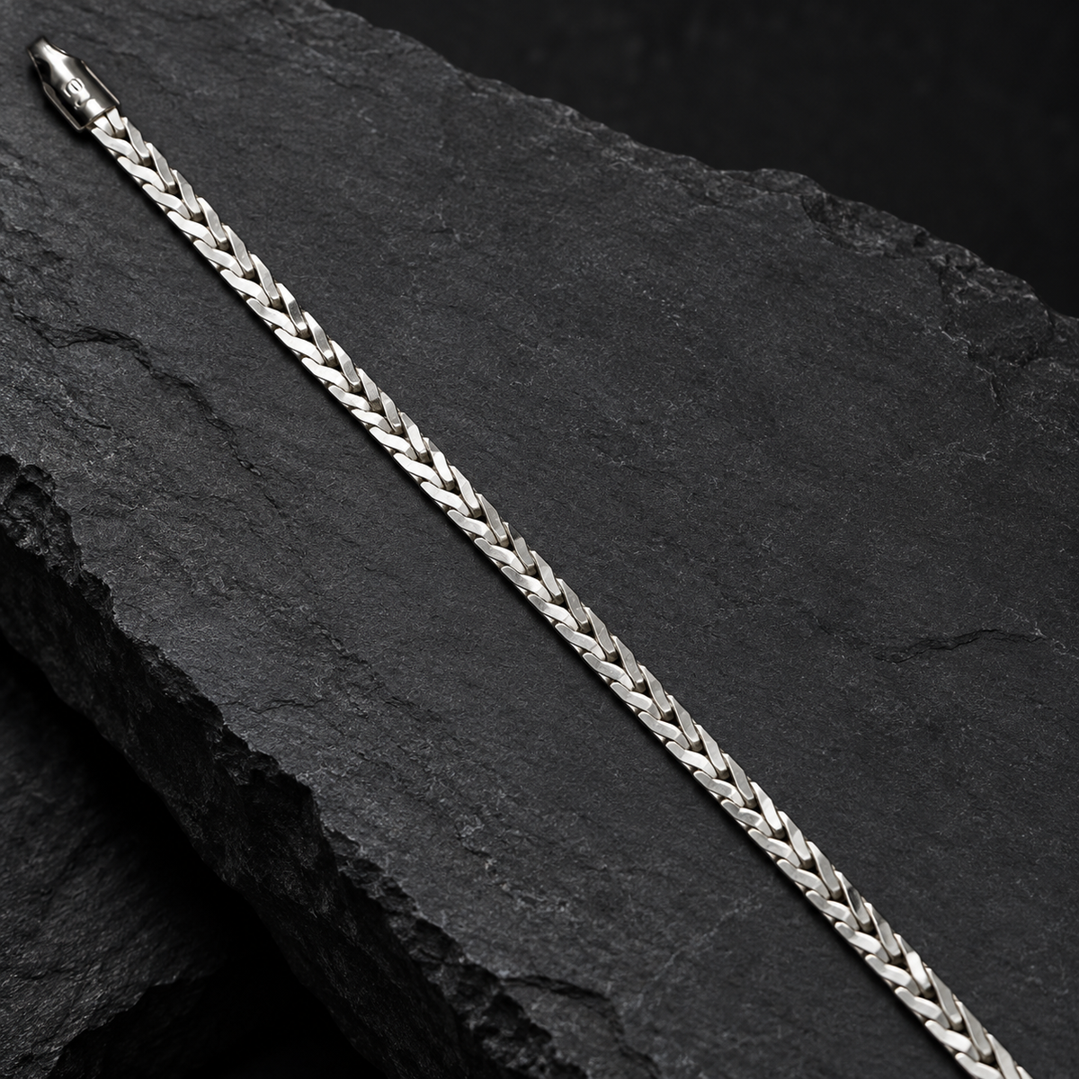 Silver Flat Franco Chain with Lobster Clasp product image 15 [product-intake-media:da14a31e-d71e-4cc9-81e9-b8bab5ebc7d5]