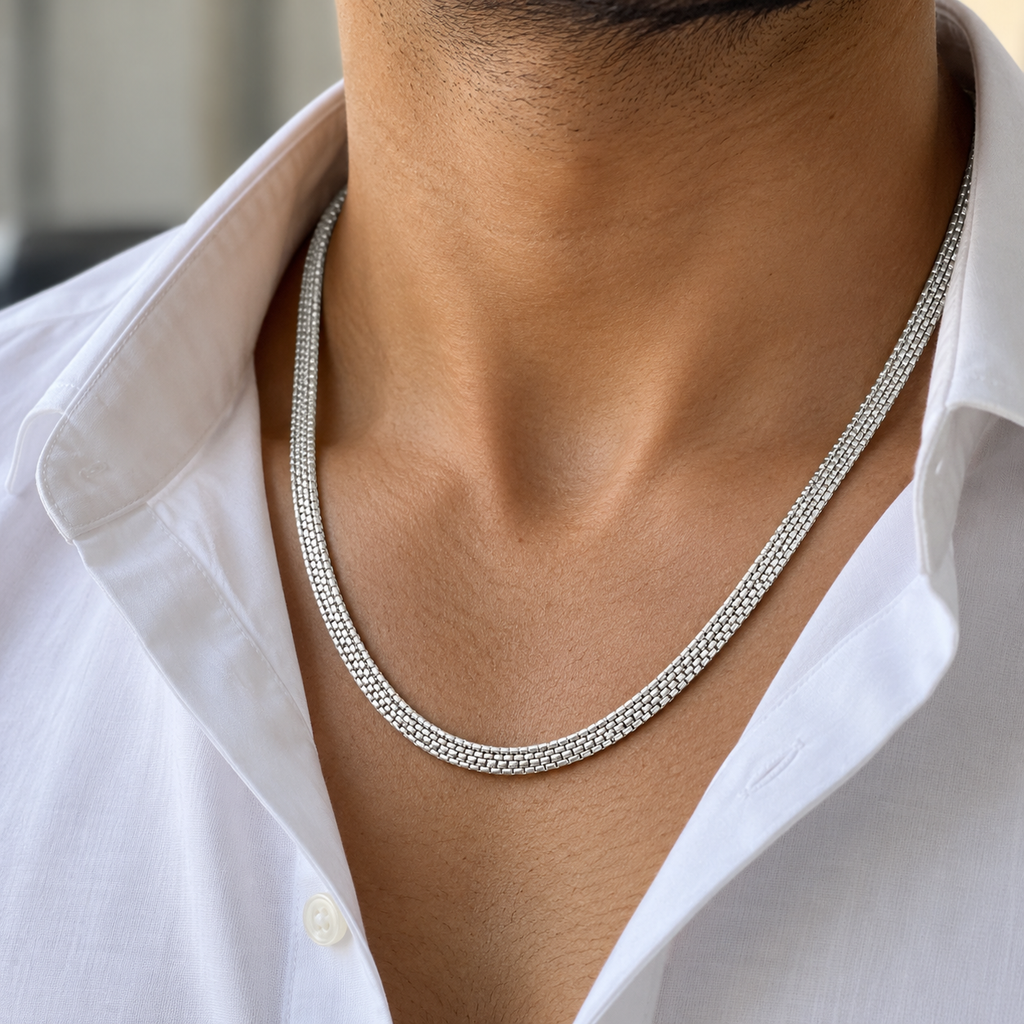 Premium extra high rhodium polished silver chain product image 16 [product-intake-media:8aa51fb0-9dbe-4e54-8a0a-1b4cdd356005]
