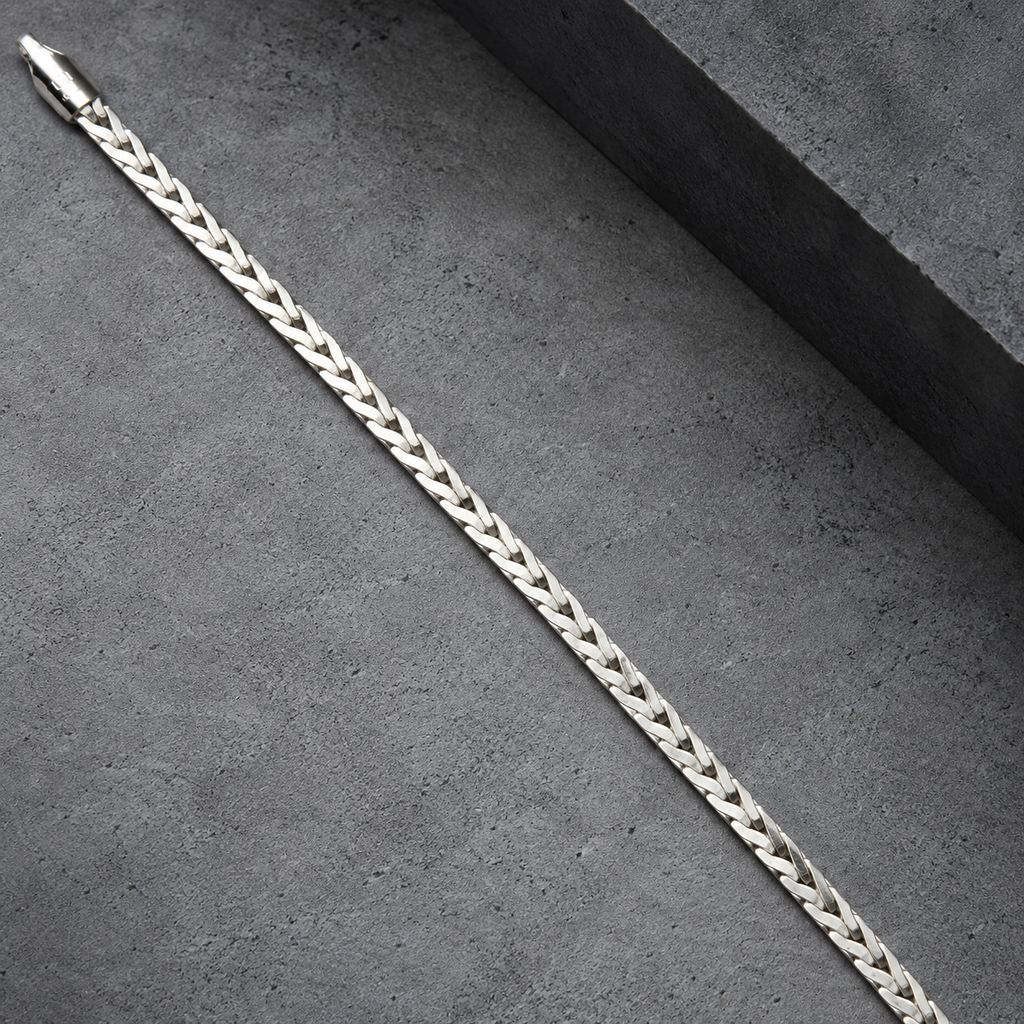 Silver Flat Franco Chain with Lobster Clasp product image 17 [product-intake-media:050edd98-f82a-41db-ac49-3dd2b06e527e]