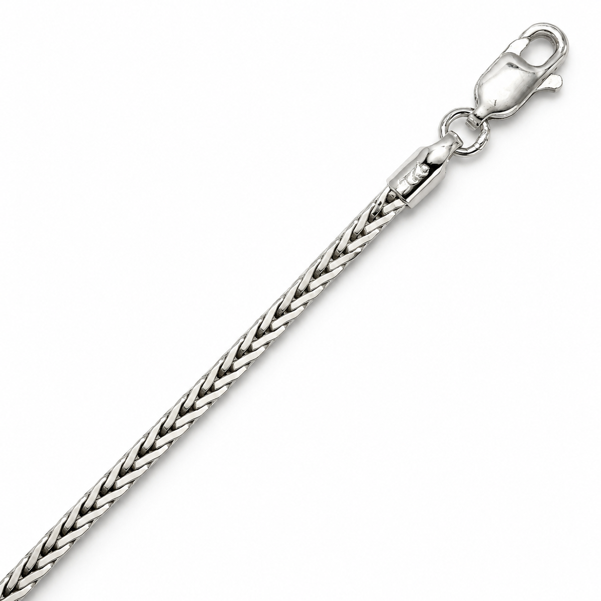 Silver Flat Franco Chain with Lobster Clasp product image 20 [product-intake-media:56aeed1a-45da-4737-b258-8c2d4569e4c4]