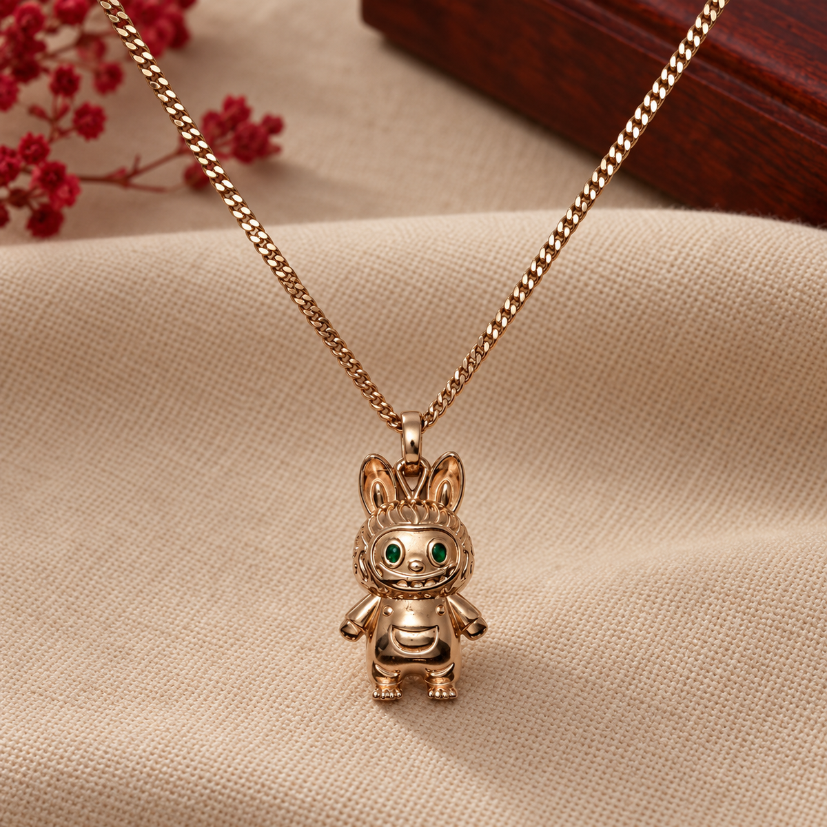 Silver Cartoon Bunny Charm Pendant Necklace with Curb Chain product image 21 [product-intake-media:3449498b-4ce9-40ff-92e5-06709e653f31]