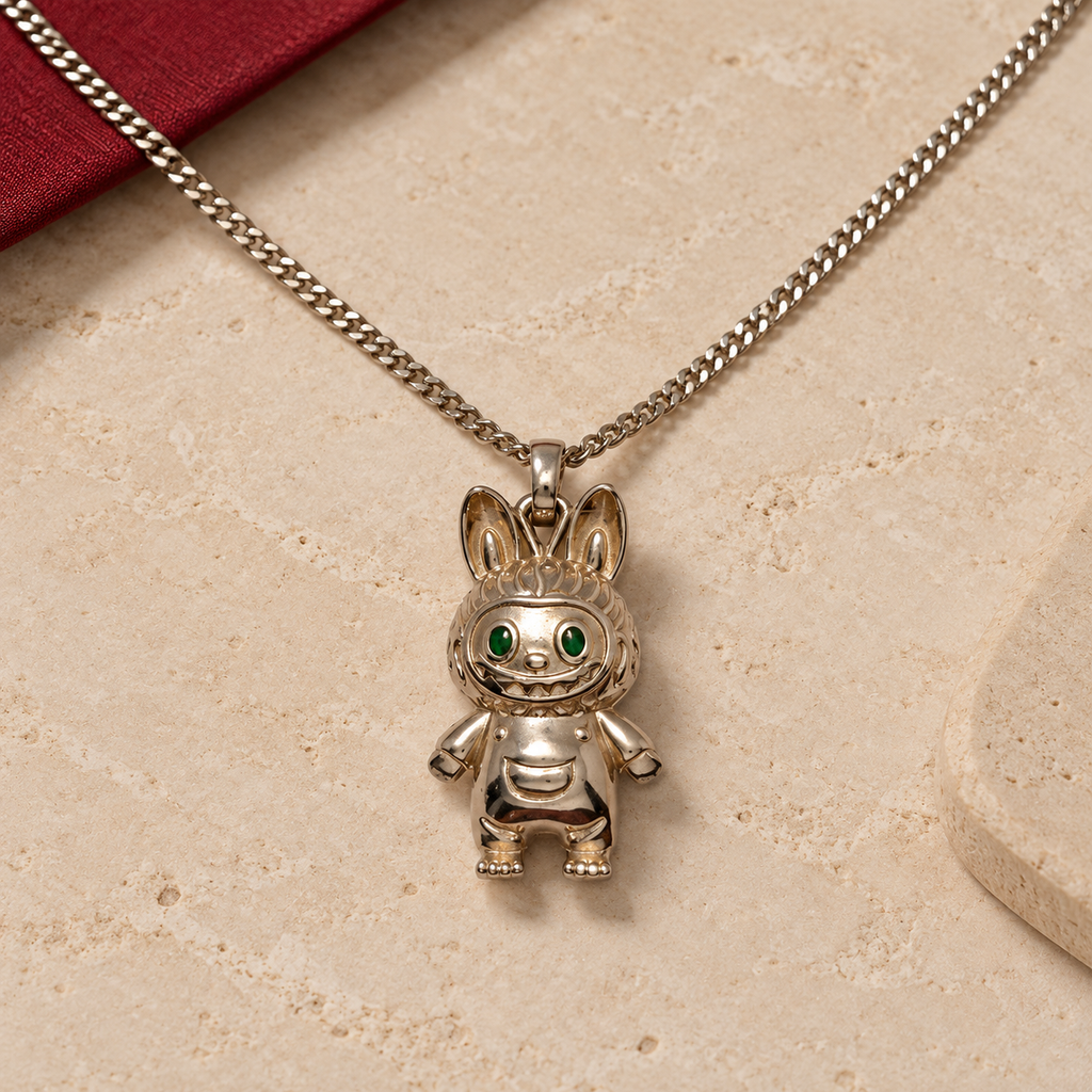 Silver Cartoon Bunny Charm Pendant Necklace with Curb Chain product image 25 [product-intake-media:09c1655f-dfd1-45eb-97e0-d995a3f071c9]