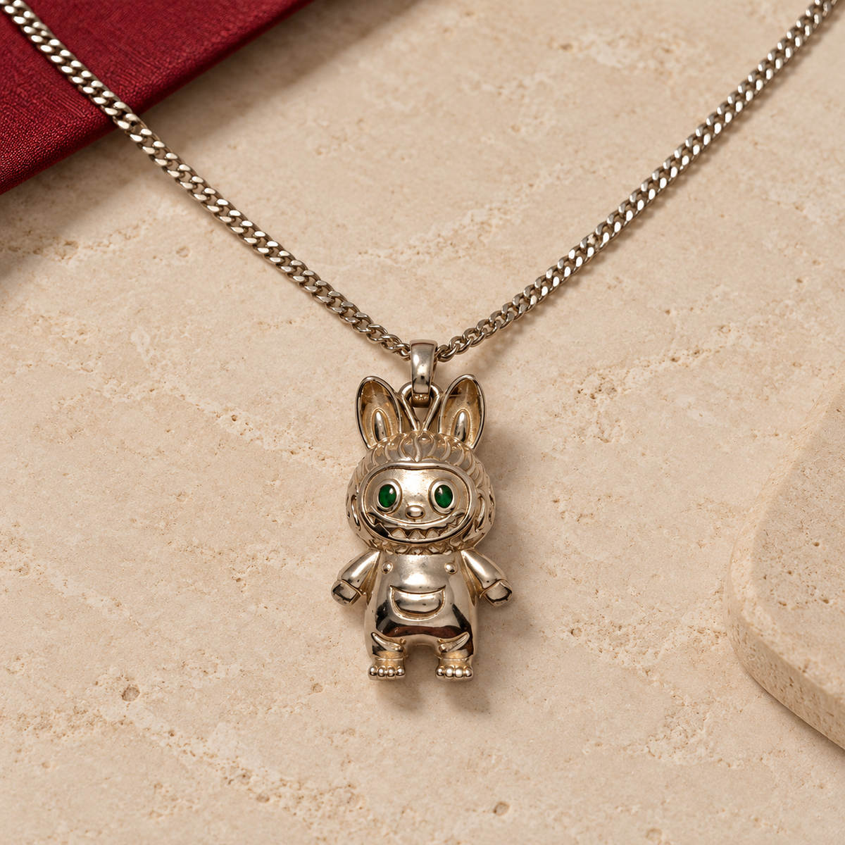 Silver Cartoon Bunny Charm Pendant Necklace with Curb Chain product image 25 [product-intake-media:09c1655f-dfd1-45eb-97e0-d995a3f071c9]