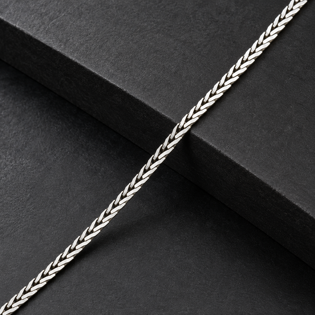 Silver Flat Franco Chain with Lobster Clasp product image 25 [product-intake-media:0c061a8a-1d94-4ebe-8d32-0734b19f99a2]