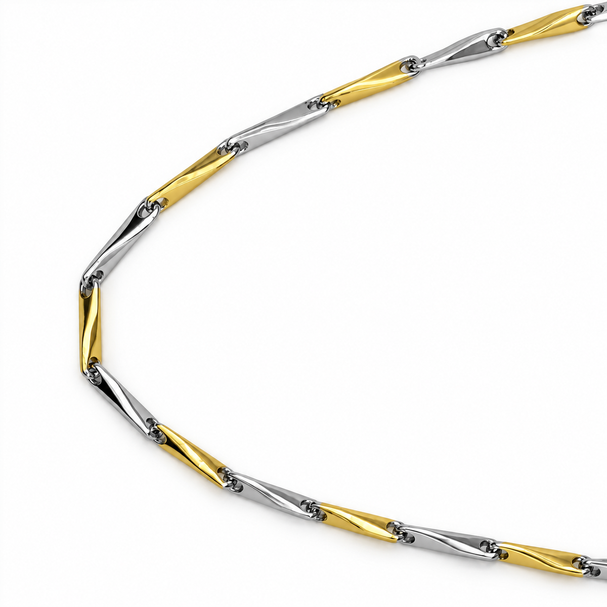 Modern premium look sleek Dual tone Silver gold chain product image 27 [product-intake-media:19e8bca8-c19d-4968-930a-dce938e185e4]