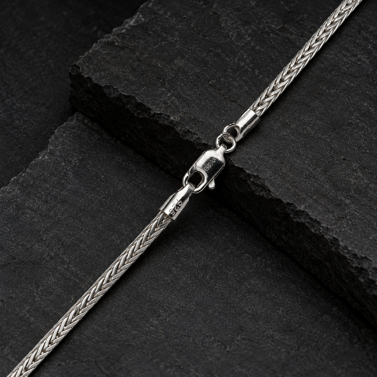 Silver Flat Franco Chain with Lobster Clasp product image 28 [product-intake-media:1b28eb1b-ffae-4c43-a36b-23cfc73e8642]