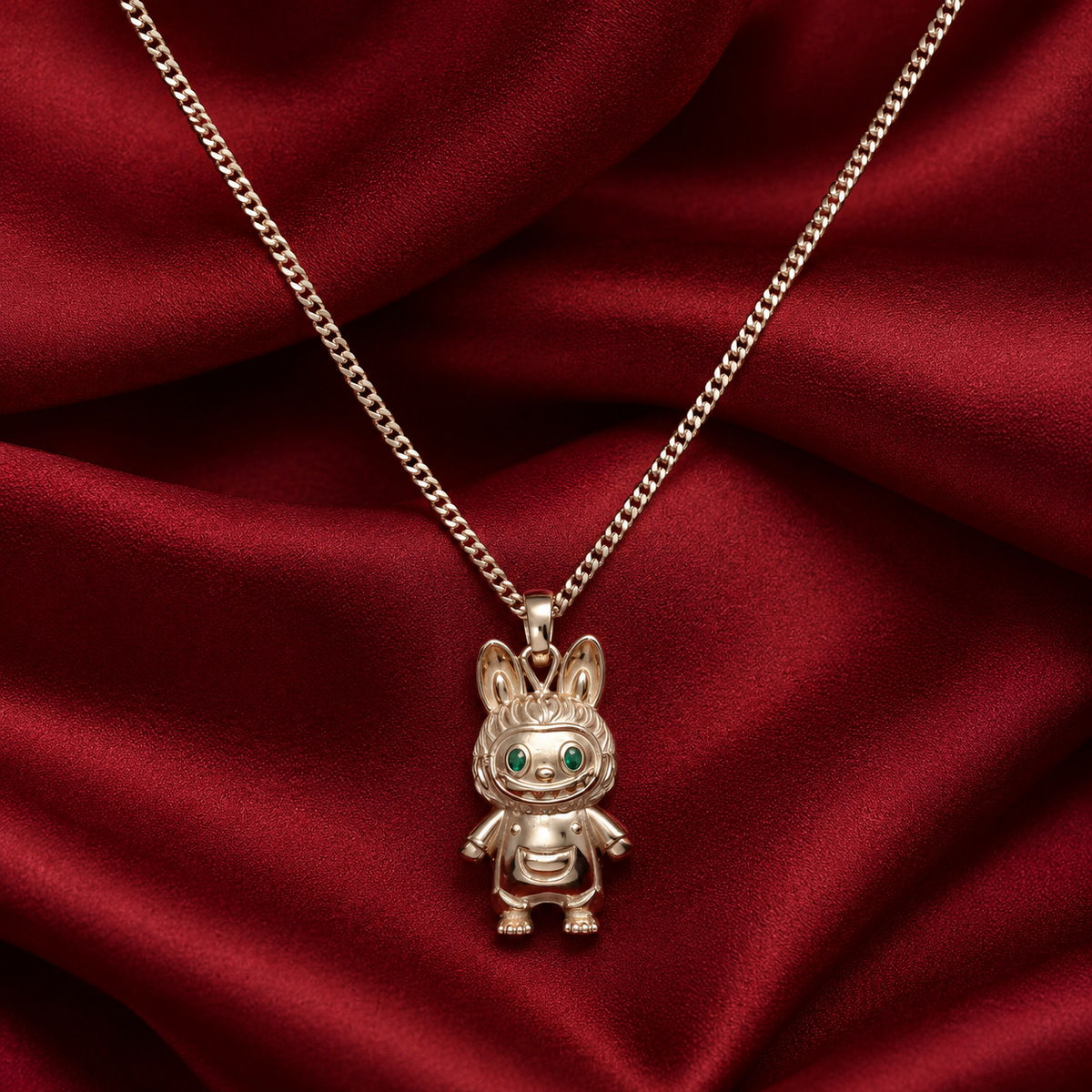 Silver Cartoon Bunny Charm Pendant Necklace with Curb Chain product image 31 [product-intake-media:98e12ba5-ffd2-4d41-8e3e-fd13d2d1ac9c]
