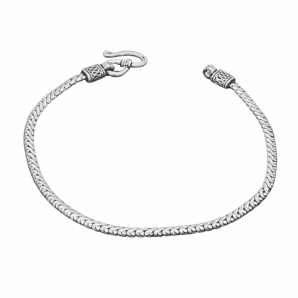 The 925 Sterling Silver Signature Bracelet - Celestora - India - Infinity | 8 inches - - Bracelet for Men, Boys, Gift for Men, Brother, Boyfriend, Husband