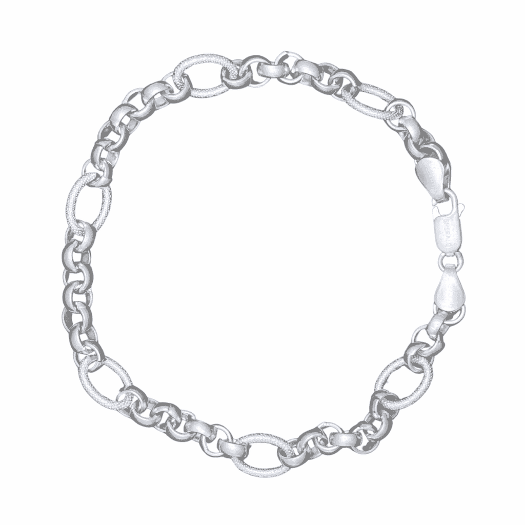 The 925 Sterling Silver Italian Bracelet - Celestora - India - Greek - - Bracelet for Men, Boys, Gift for Men, Brother, Boyfriend, Husband