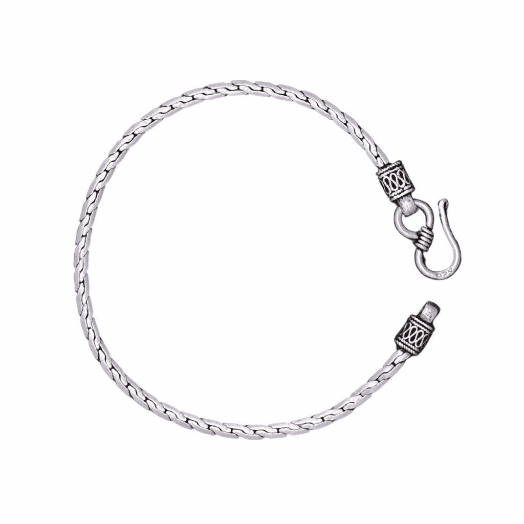 The 925 Sterling Silver Signature Bracelet - Celestora - India - Mystic | 7.5 inches - - Bracelet for Men, Boys, Gift for Men, Brother, Boyfriend, Husband