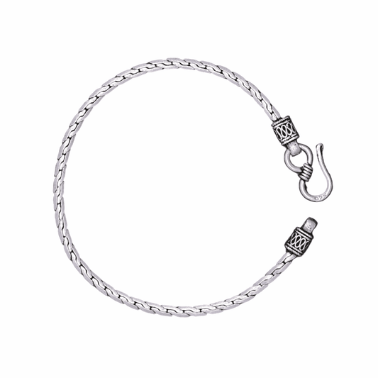 The 925 Sterling Silver Signature Bracelet - Celestora - India - - - Bracelet for Men, Boys, Gift for Men, Brother, Boyfriend, Husband