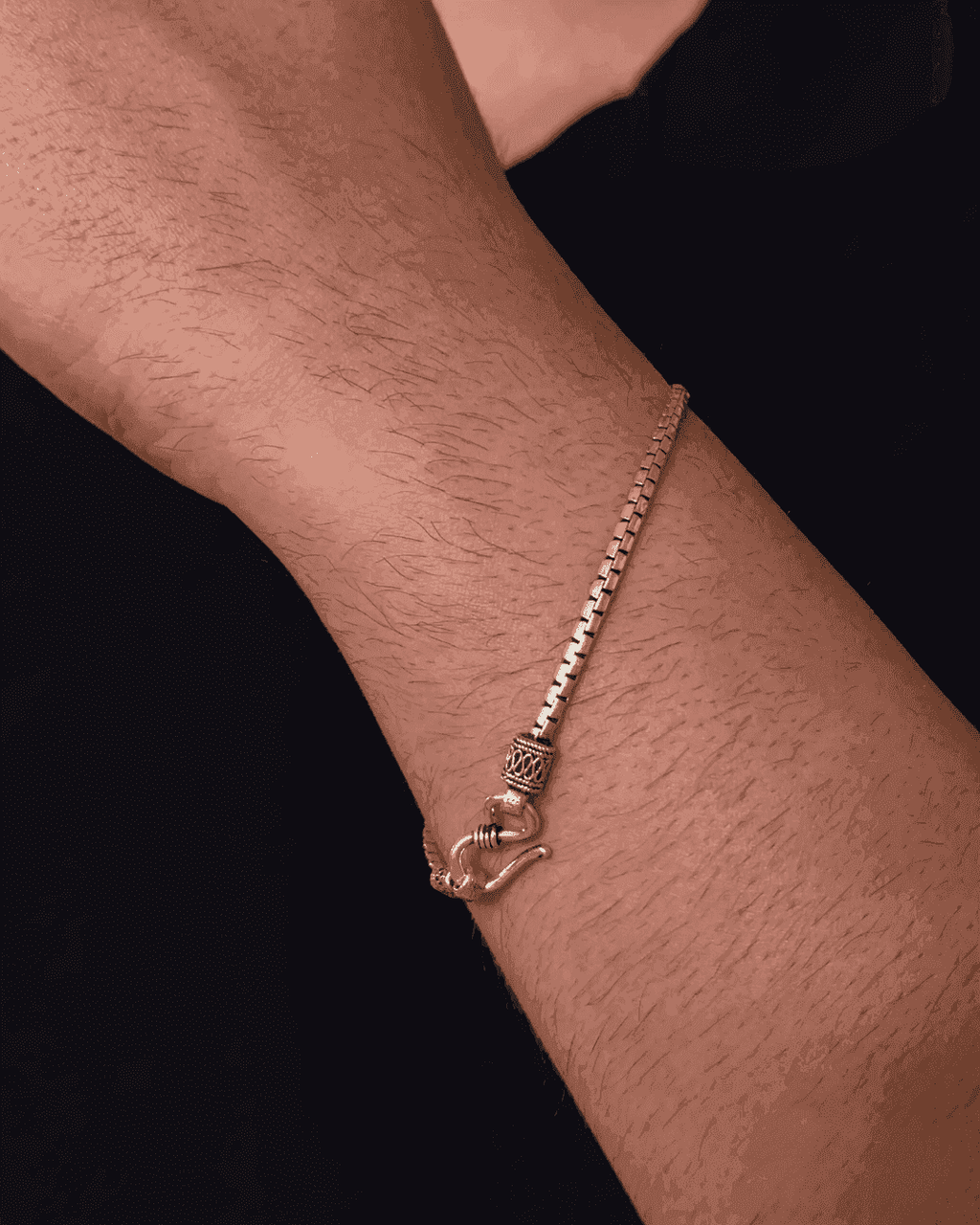 The 925 Sterling Silver Signature Bracelet - Celestora - India - Infinity | 8 inches - - Bracelet for Men, Boys, Gift for Men, Brother, Boyfriend, Husband