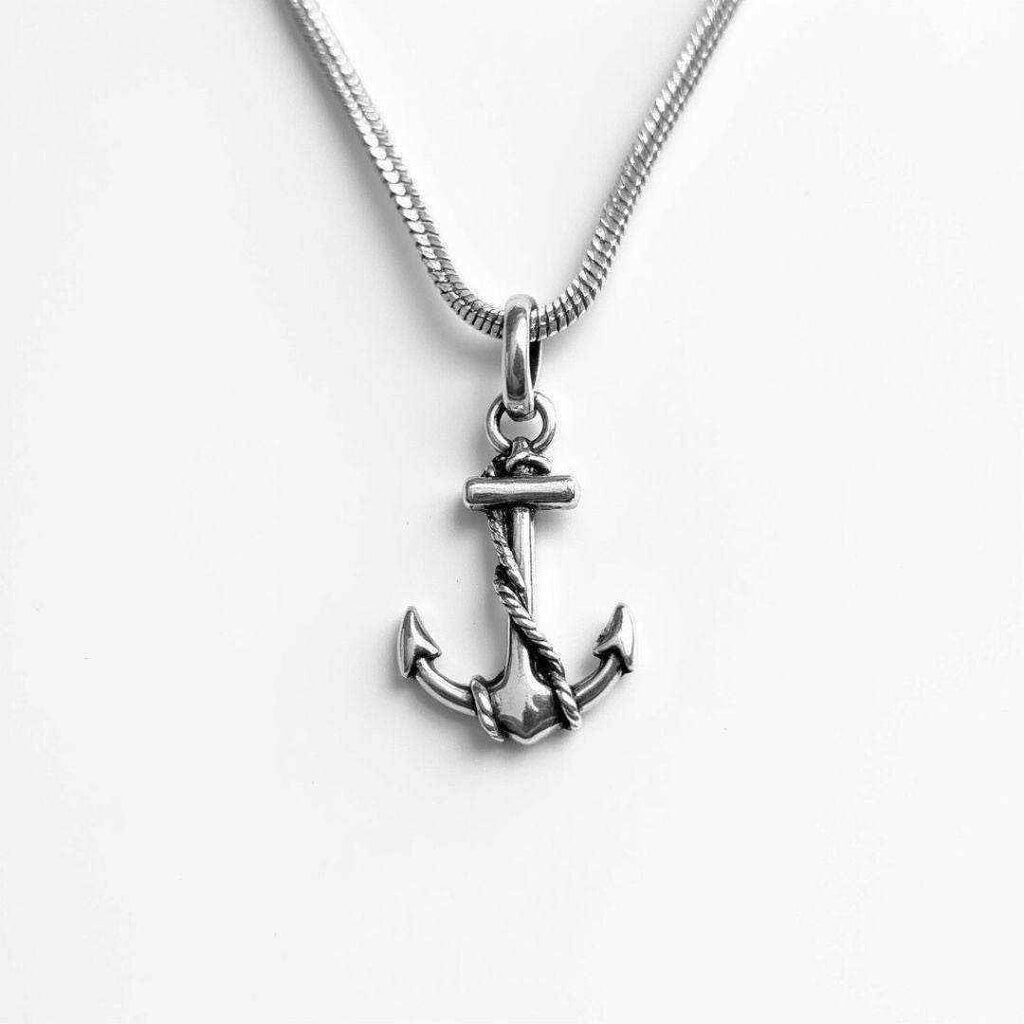 The 925 Silver Sea Anchor Pendant (Without Chain) - Celestora - India - Without Chain - - Pendants for Men, Boys, Gift for Men, Brother, Boyfriend, Husband