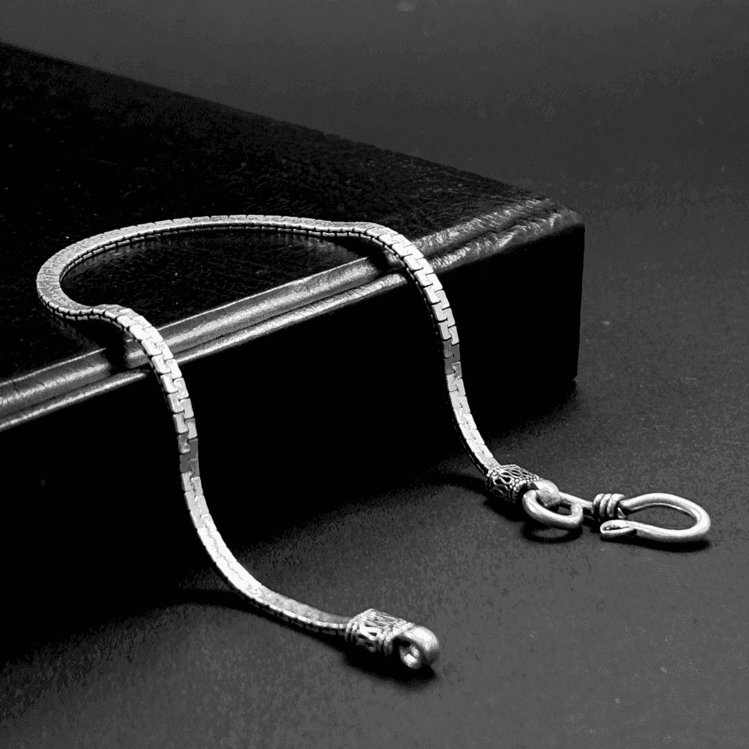 The 925 Sterling Silver Signature Bracelet - Celestora - India - - - Bracelet for Men, Boys, Gift for Men, Brother, Boyfriend, Husband