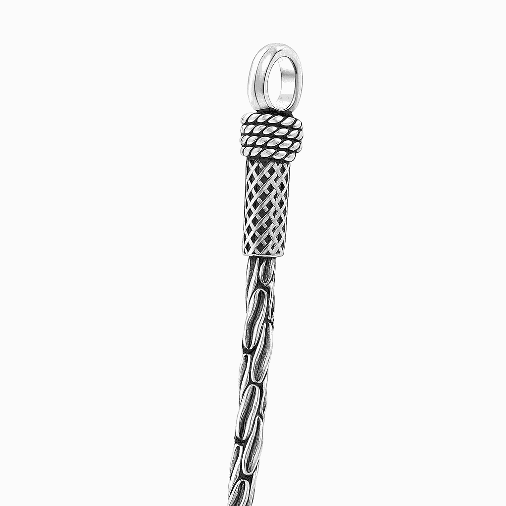 The 925 Sterling Silver Twin-Link Chain - Celestora - India - Twin / 20 inches - - Chains for Men, Boys, Gift for Men, Brother, Boyfriend, Husband
