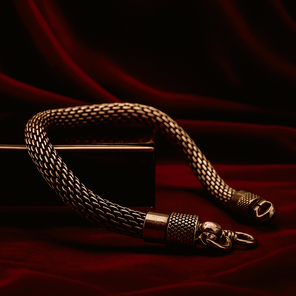 The 925 Sterling Silver Braided Bracelet - Celestora - India - Classic - - Bracelet for Men, Boys, Gift for Men, Brother, Boyfriend, Husband