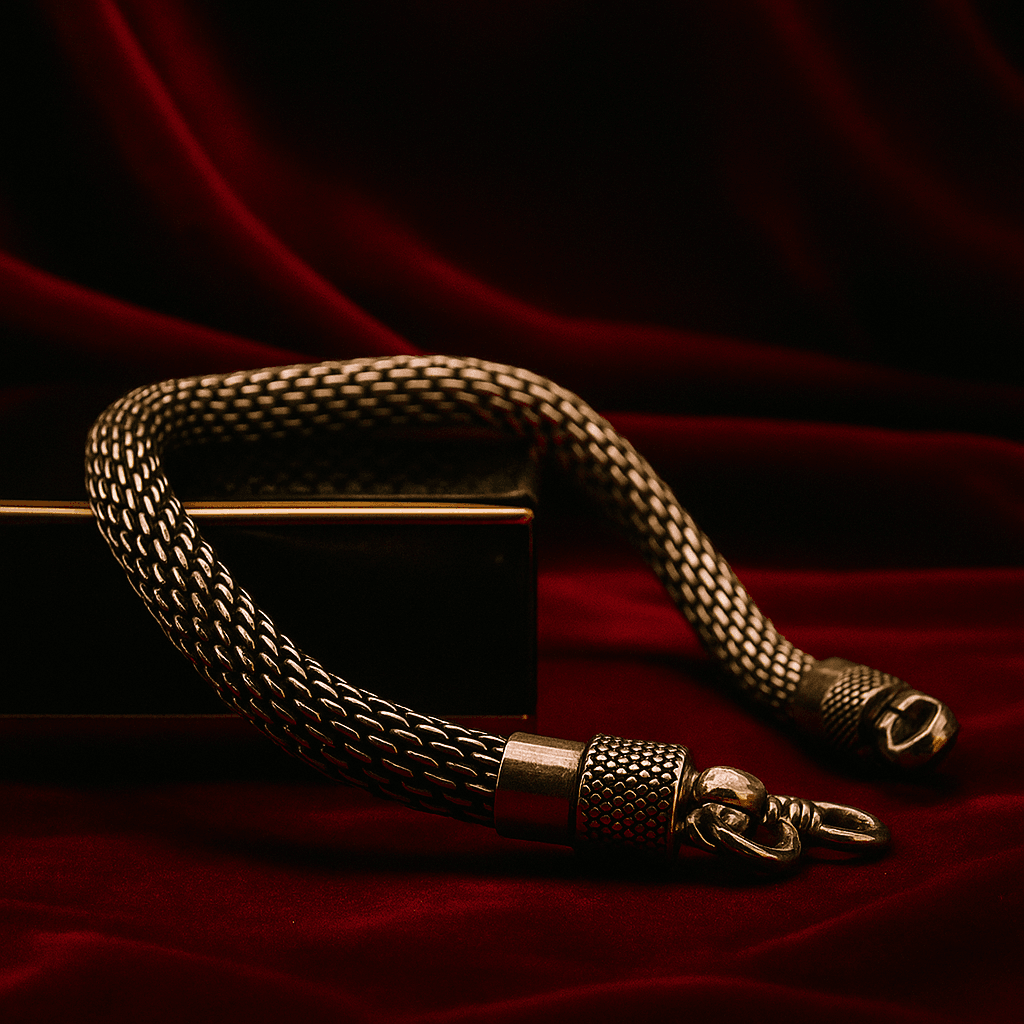 The 925 Sterling Silver Braided Bracelet - Celestora - India - - - Bracelet for Men, Boys, Gift for Men, Brother, Boyfriend, Husband