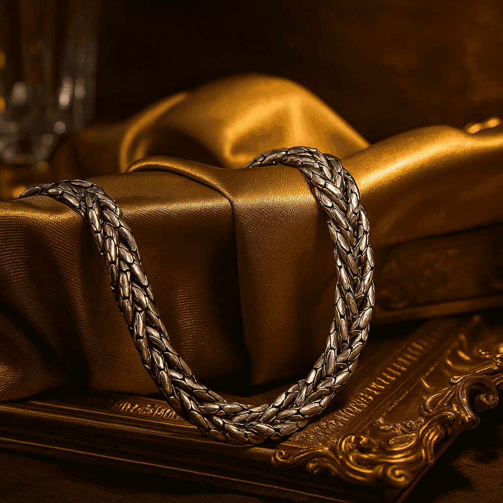 The 925 Sterling Silver Braided Bracelet - Celestora - India - Classic - - Bracelet for Men, Boys, Gift for Men, Brother, Boyfriend, Husband