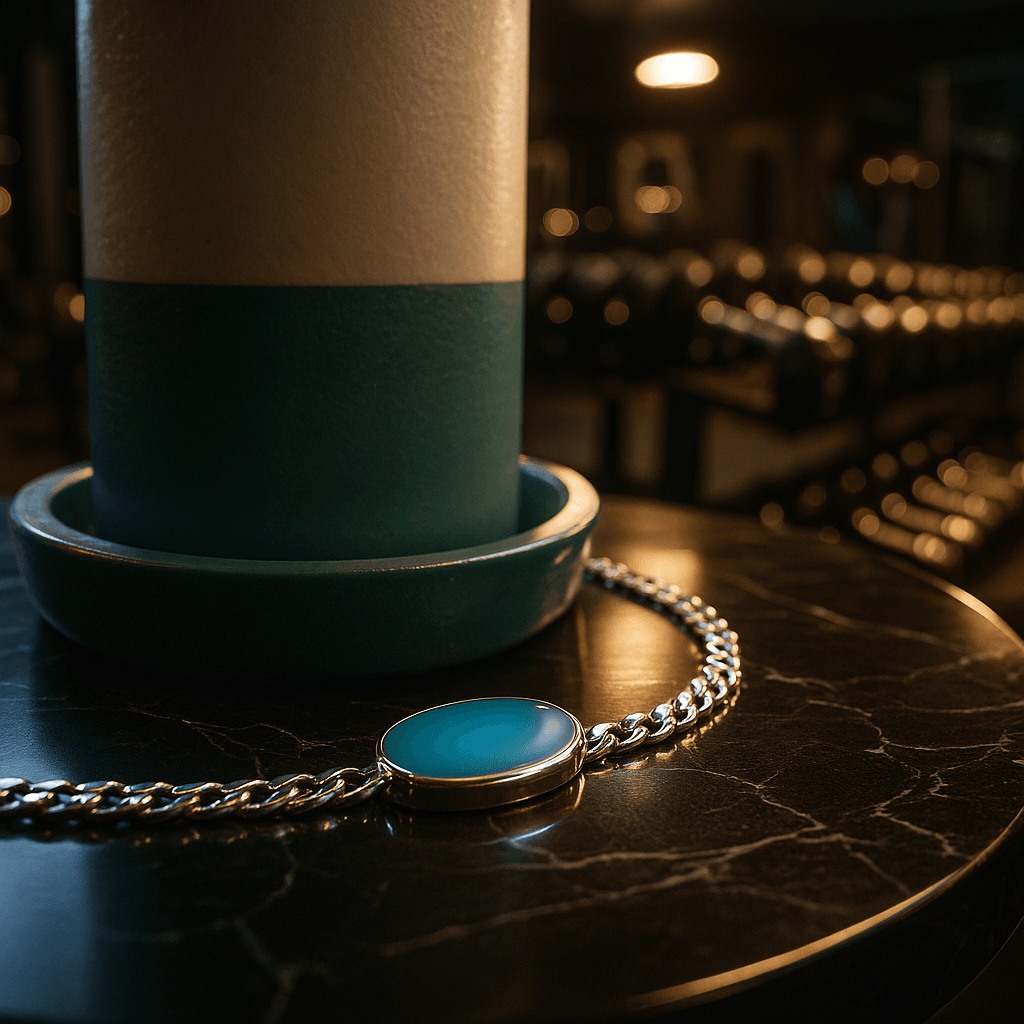 The 925 Sterling Silver Eclipse Bracelet | Blue Stone | Inspired by Salman Khan’s Iconic Style - Celestora - India - - - Bracelet for Men, Boys, Gift for Men, Brother, Boyfriend, Husband