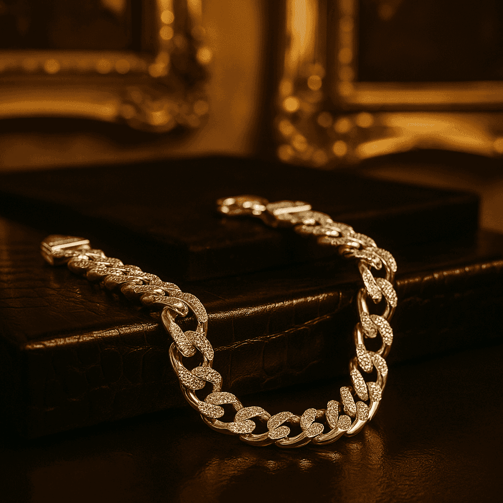 The 925 Sterling Silver Cuban Bracelet - Celestora - India - Victory - - Bracelet for Men, Boys, Gift for Men, Brother, Boyfriend, Husband