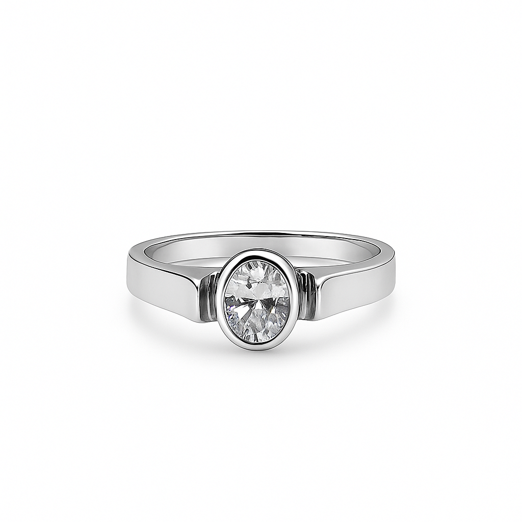 The 925 Sterling Silver Crown Ring