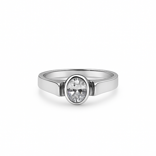 The 925 Sterling Silver Crown Ring