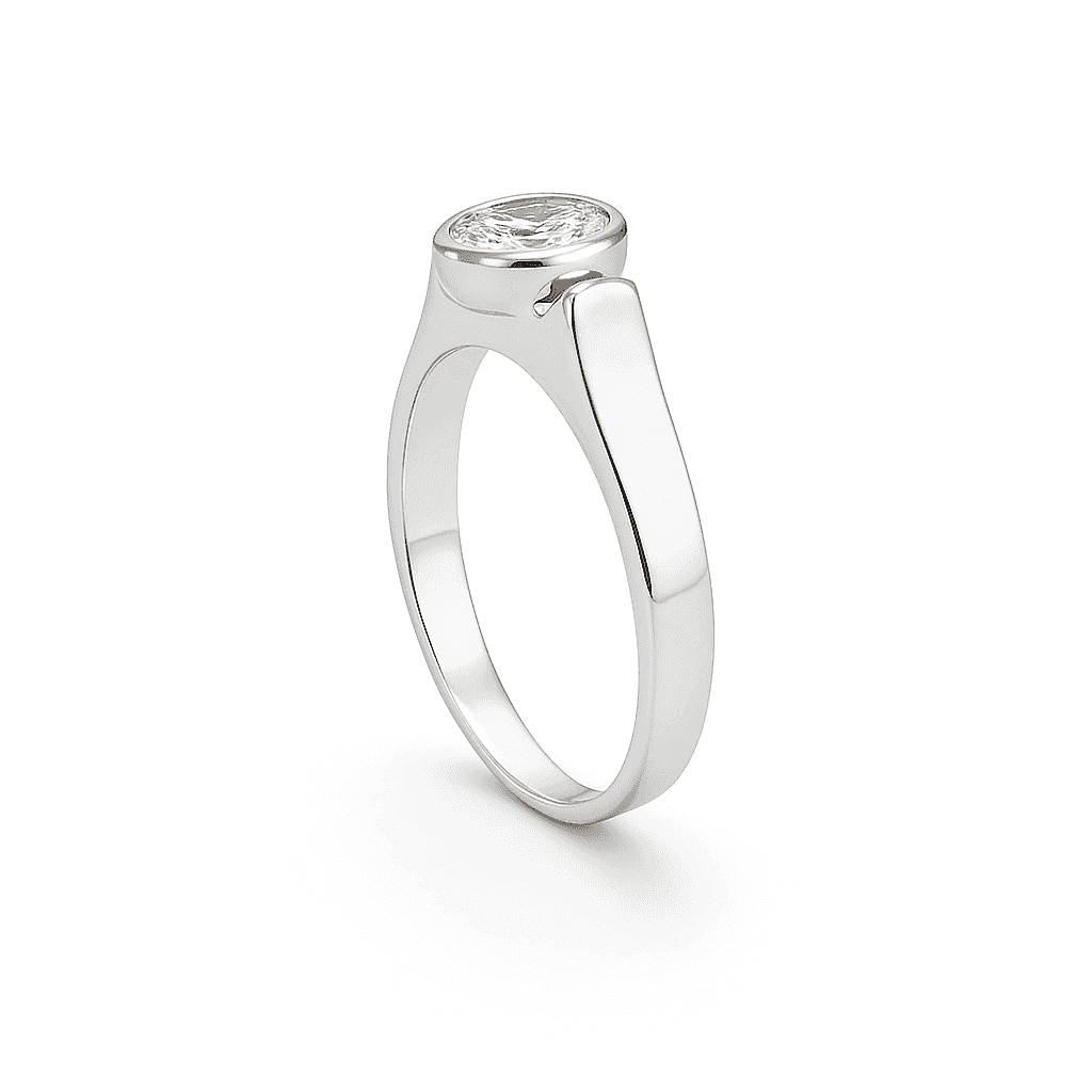 The 925 Sterling Silver Crown Ring - Celestora - India - Textured Crown / 9 - men - Ring