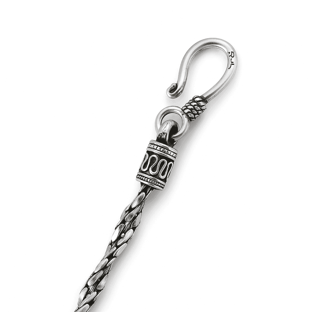 The 925 Sterling Silver Temple Chain - Celestora - India - 20 inches - - Chains for Men, Boys, Gift for Men, Brother, Boyfriend, Husband