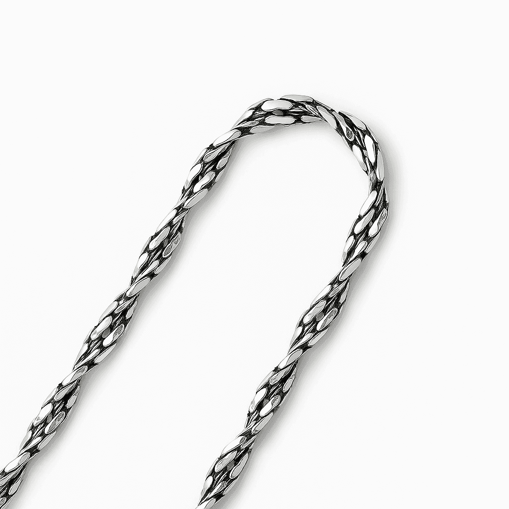 The 925 Sterling Silver Temple Chain - Celestora - India - 20 inches - - Chains for Men, Boys, Gift for Men, Brother, Boyfriend, Husband
