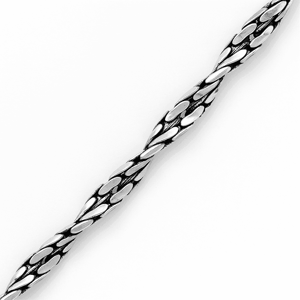 The 925 Sterling Silver Temple Chain - Celestora - India - 20 inches - - Chains for Men, Boys, Gift for Men, Brother, Boyfriend, Husband