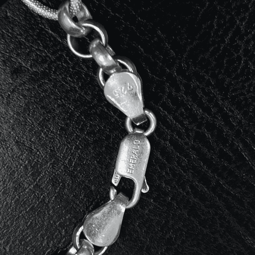 The 925 Sterling Silver Italian Bracelet - Celestora - India - Greek - - Bracelet for Men, Boys, Gift for Men, Brother, Boyfriend, Husband